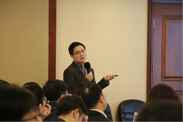 顧磊（平安銀行醫(yī)療健康文化旅游金融事業(yè)部健康產(chǎn)業(yè)開發(fā)部總經(jīng)理）主題發(fā)言